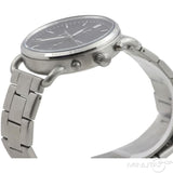 Fossil The Commuter Black Dial Silver Steel Strap Watch for Men - FS5399