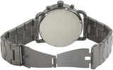 Fossil The Commuter Black Dial Grey Steel Strap Watch for Men - FS5400