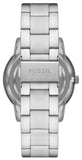 Fossil Neutra Minimalist Moonphase Blue Dial Silver Steel Strap Watch for Men - FS5907