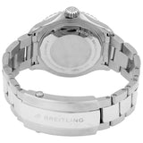 Breitling Superocean Automatic 42mm Blue Dial Silver Steel Strap Watch for Men - A17375E71C1A1