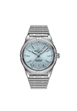 Breitling Chronomat 36 Diamonds Blue Dial Silver Steel Strap Watch for Women - G10380591C1G1