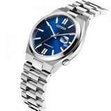 Citizen Tsuyosa Automatic Blue Dial Silver Steel Strap Watch For Men - NJ0150-81L