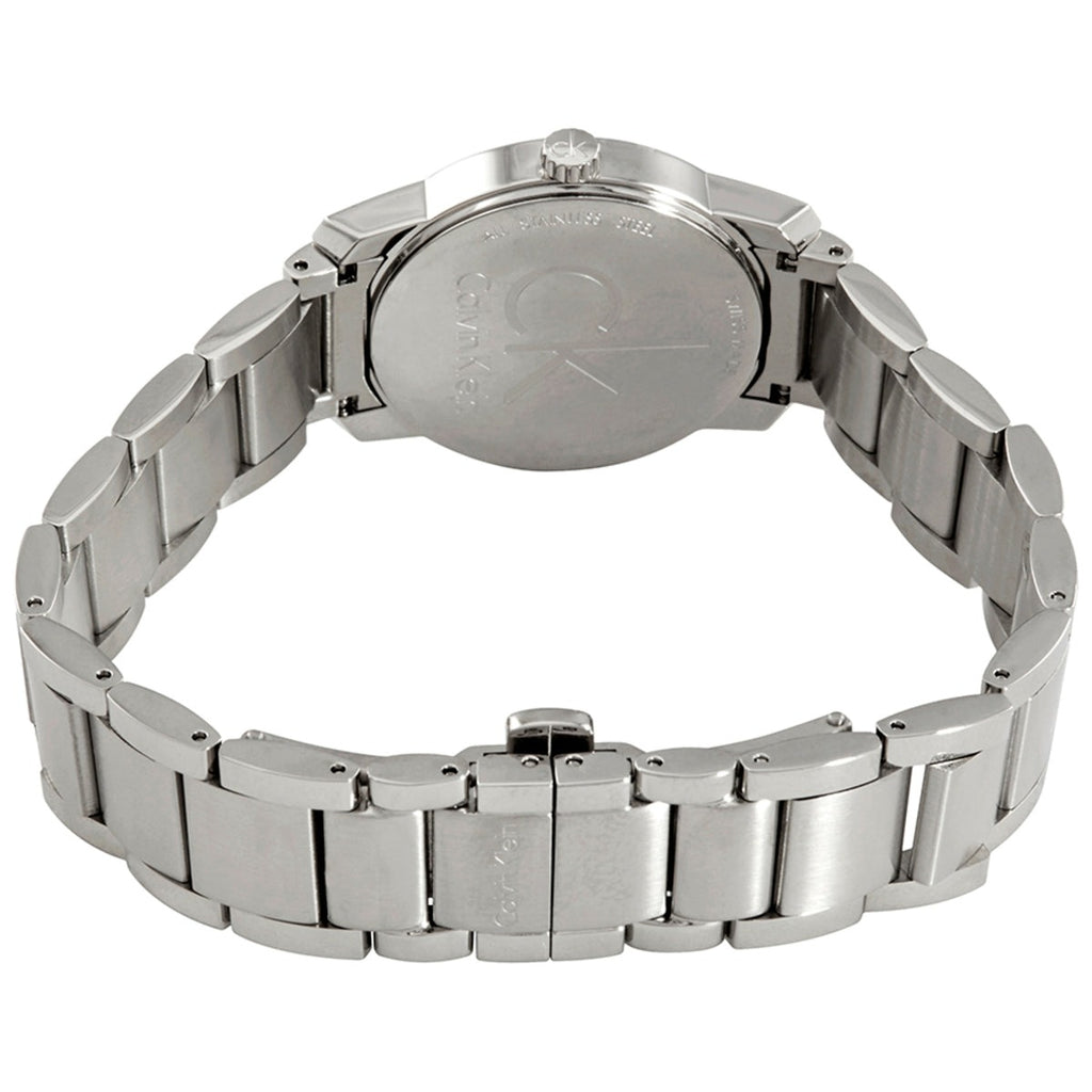 Calvin Klein City Grey Dial Silver Steel Strap Watch for Women - K2G23144