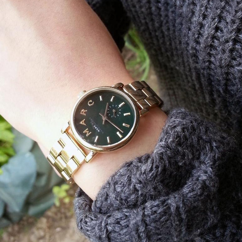 MARC BY MARC JACOBS 腕時計 Baker Marc Jacobs Baker Dexter Black Dial Ladies Watch MBM3421 36mm $320