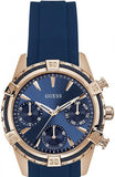 Guess Analog Quartz Blue Dial Blue Rubber Strap Watch For Women - W0562L3