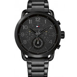 Tommy Hilfiger Briggs Black Dial Black Steel Strap Watch for Men  - 1791423