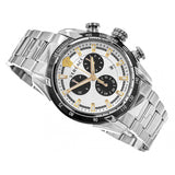 Versace V-Ray Chronograph Quartz Silver Dial Silver Steel Strap Watch For Men - VE2I00321