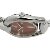 Gucci Horsebit Quartz Red Dial Silver Steel Strap Watch For Women - YA139502