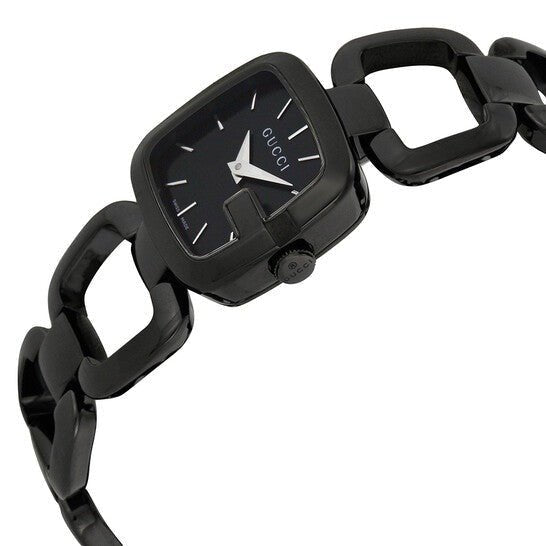 Gucci G Ladies Quartz 125 G Series Black Dial Bracelet Watch For
