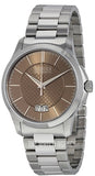 Gucci G Timeless Automatic Brown Dial Silver Steel Strap Watch For Women - YA126431A