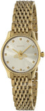 Gucci G Timeless Quartz Mother of Pearl Dial Gold Steel Strap Watch For Women - YA1265021