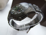 Gucci G Timeless Black Dial Black Steel Strap Watch For Men - YA126202