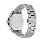 Gucci Dive Quartz Black Dial Silver Steel Strap Watch For Men - YA136301A