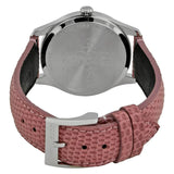 Gucci G Timeless Quartz Diamonds Pink Dial Red Leather Strap Watch For Women - YA1265017