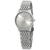 Gucci G Timeless Quartz Silver Dial Silver Steel Strap Watch For Women - YA1265019