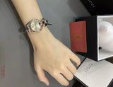 Gucci Horsebit Collection Quartz Brown Dial Silver Steel Strap Watch For Women - YA139501