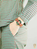 Gucci G Timeless Quartz Green & Red Dial Brown Leather Strap Watch For Men - YA126451