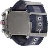 Gucci Coupe Chronograph Blue Dial Two Tone NATO Strap Watch for Men - YA131203