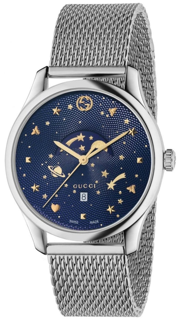 【新品フィルム付き メンズ 稼働】GUCCI グッチ 142.3 夜光 Gucci G