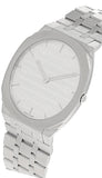 Gucci 25H Quartz Silver Dial Silver Steel Strap Unisex Watch - YA163407