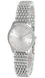 Gucci G Timeless Quartz Silver Dial Silver Steel Strap Watch For Women - YA1265019