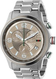 Gucci G Timeless Brown Dial Silver Steel Strap Watch For Men - YA126248