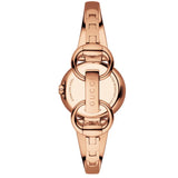 Gucci Guccissima Collection Quartz Black Dial Rose Gold Steel Strap Watch For Women - YA134509