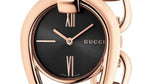 Gucci Horsebit Collection Black Dial Rose Gold Steel Strap Watch For Women - YA139507