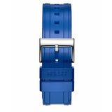 Guess Stealth Blue Dial Blue Rubber Strap Watch for Men - GW0270G3