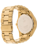 Guess BFF Multifunction Gold Dial Gold Steel Strap Watch for Men - W0231L2