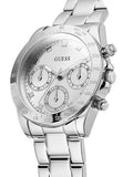 Guess Eclipse Multi Function Silver Dial Silver Steel Strap Watch for Women - GW0314L1