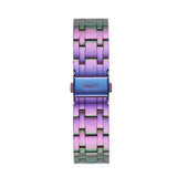 Guess Heiress Multifunction Diamonds Purple Dial Purple Steel Strap Watch for Women - GW0440L3