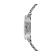 Guess Enchanting Diamonds Silver Dial Silver Steel Strap Watch for Women - W0305L1