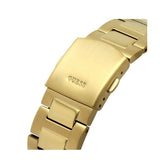 Guess Track Grey Dial Gold Steel Strap Watch for Men - GW0426G2