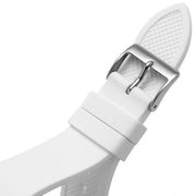 Guess Venus Diamonds White Dial White Rubber Strap Watch for Women - GW0118L3