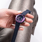 Guess Cosmic Multifunction Blue Dial Blue Silicone Strap Watch For Women - GW0466L2