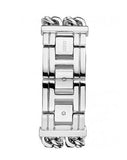 Guess Mod Heavy Metal Silver Dial Silver Steel Strap Watch For Women - W1117L1