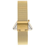 Guess Fame Diamonds Gold Dial Gold Mesh Bracelet Watch for Women - GW0508L2