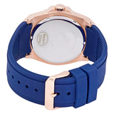 Guess Maverick Blue Dial Blue Rubber Strap Watch for Men - W0485G1