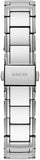 Guess Lily Quartz Silver Dial Silver Steel Strap Watch For Women - GW0528L1