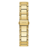 Guess Lily Quartz Gold Dial Gold Steel Strap Watch For Women - GW0528L2