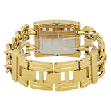 Guess MOD Heavy Metal Diamonds Gold Dial Gold Steel Strap Watch for Women - W0072L1