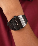 Guess Trend Black Dial Black Steel Strap Watch for Men - GW0387G3