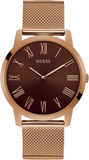Guess Analog Brown Dial Brown Mesh Bracelet Watch for Men - GW0074G1