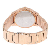 Guess Studio Rose Gold Dial Rose Gold Steel Strap Watch For Women - W0778L3