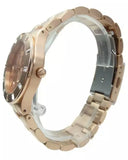 Guess Glisten Multifunction Quartz Rose Gold Dial Rose Gold Steel Strap Watch For Women - W16017L1