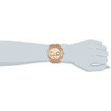 Guess Sunrise Quartz Rose Gold Dial Rose Gold Steel Strap Watch For Women - W0330L2