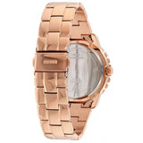 Guess Dazzler Diamonds Silver Dial Rose Gold Steel Strap Watch for Women - W0335L3