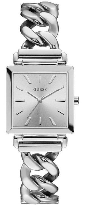 Guess Vanity Silver Dial Silver Steel Strap Watch for Women - W1029L1