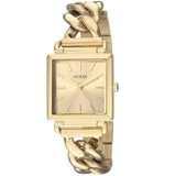 Guess Vanity Gold Dial Gold Steel Strap Watch for Women - W1029L2